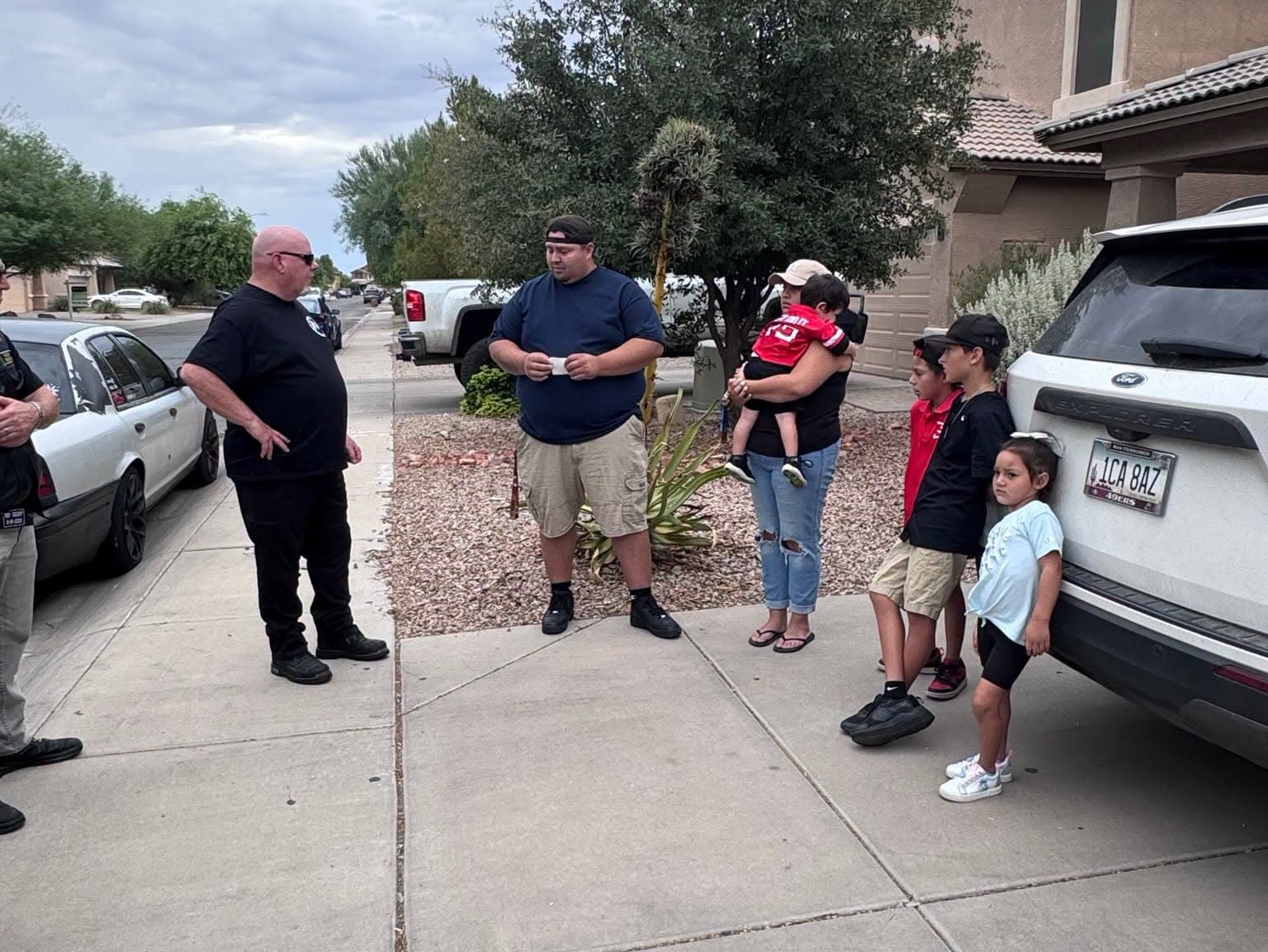The American Legion Riders of post 133 proudly donated $500 to local Army Veteran Santana Teran.